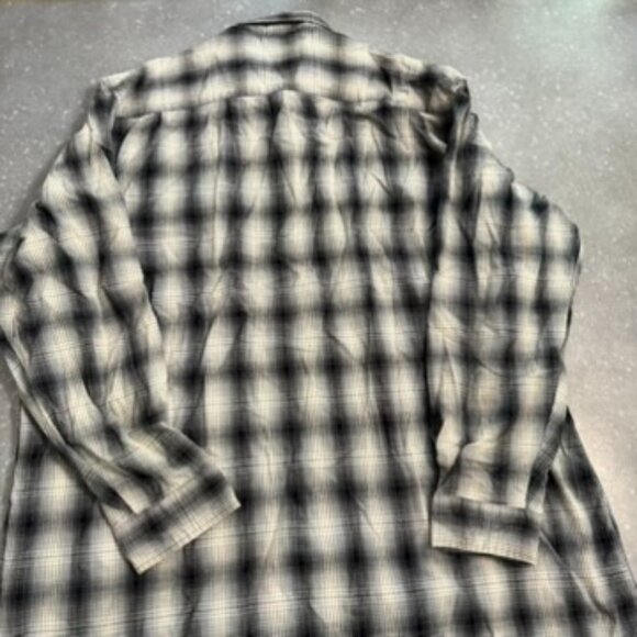 Carhartt Black & Gray Plaid Button-Up Flannel Shirt – Size XXL - Picture 9 of 11